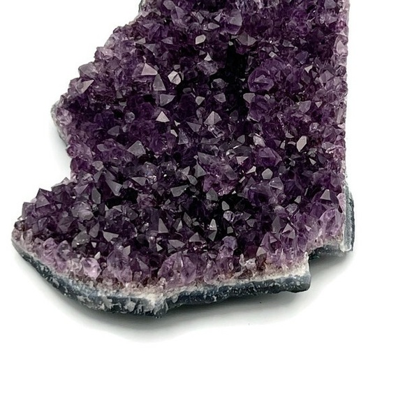 Amethyst Quartz Crystal Flat Cluster Raw Purple Meditation Decor - Picture 6 of 10